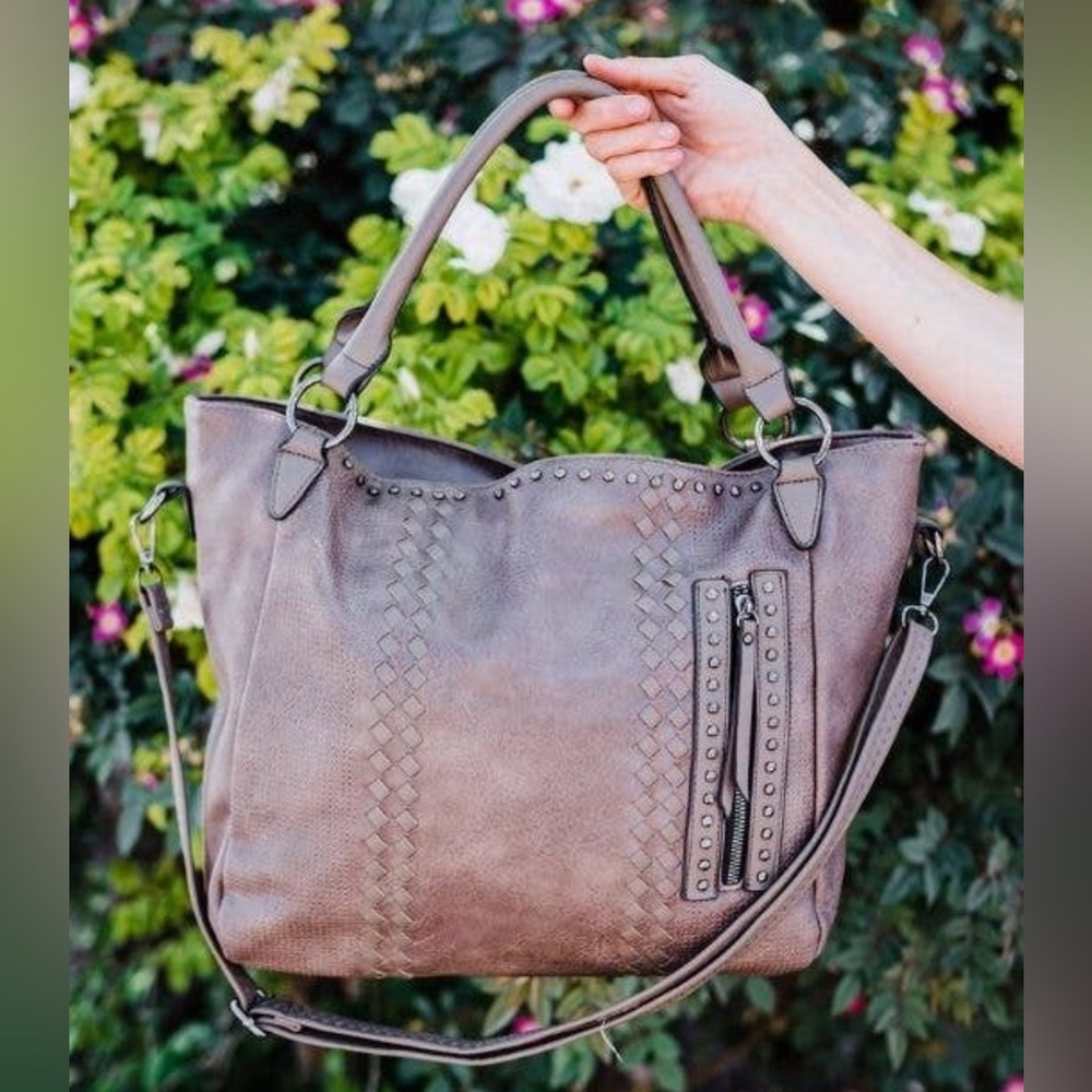 Ashlyn oversized tote-grey